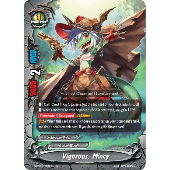 Image for Vigorous, Mincy (S-CBT03/0055EN) (S-CBT03) - Future Card BuddyFight