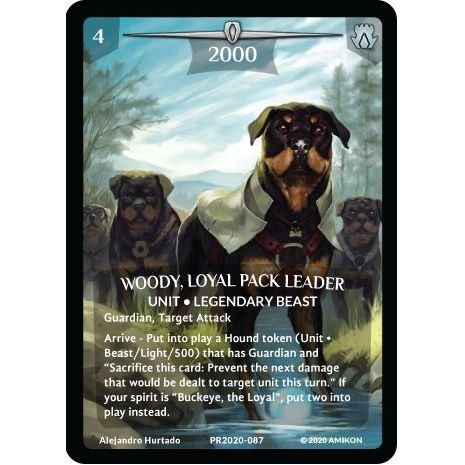 Image for Woody, Loyal Pack Leader (PR2020-087) (PR) - Argent Saga TCG