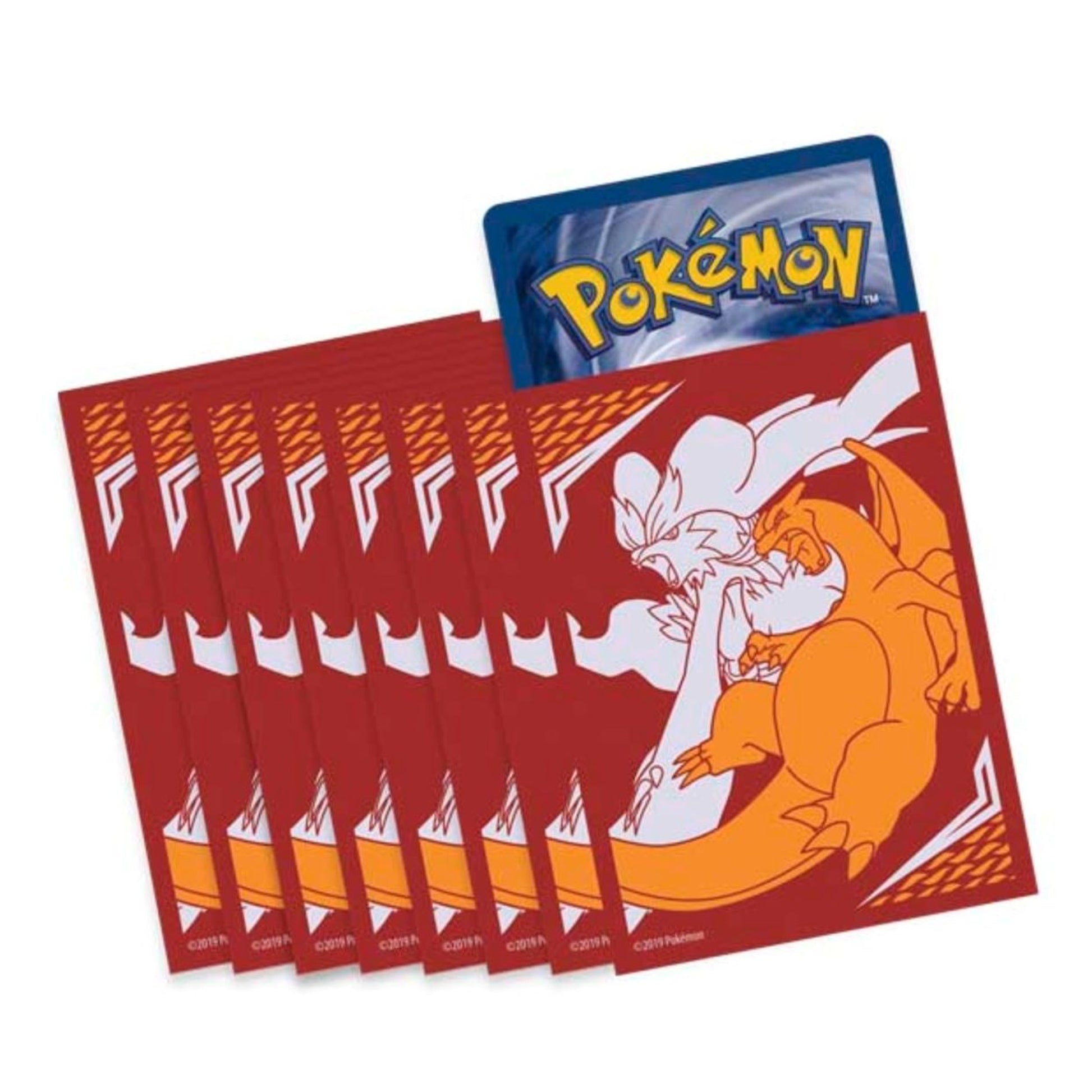 Image for Pokemon TCG: Unbroken Bonds Elite Trainer Box Card Sleeves - Reshiram & Charizard (65 Pack) - Card Sleeves