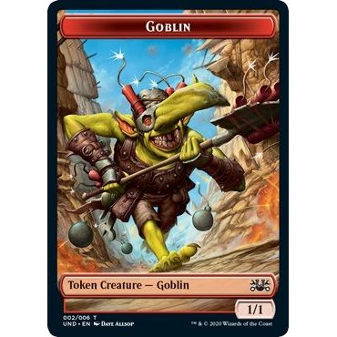 Image for Goblin // Giant Teddy Bear Double-sided Token (UND) - Magic: The Gathering