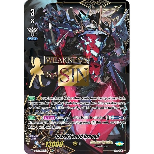 Image for Claret Sword Dragon (SSR) (V-EB12/SSR01EN) (V-EB12) - Cardfight Vanguard