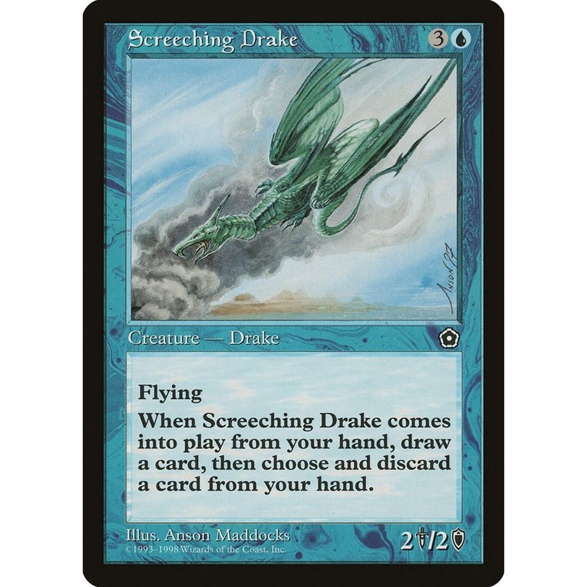 Image for Screeching Drake (P02) - Magic: The Gathering