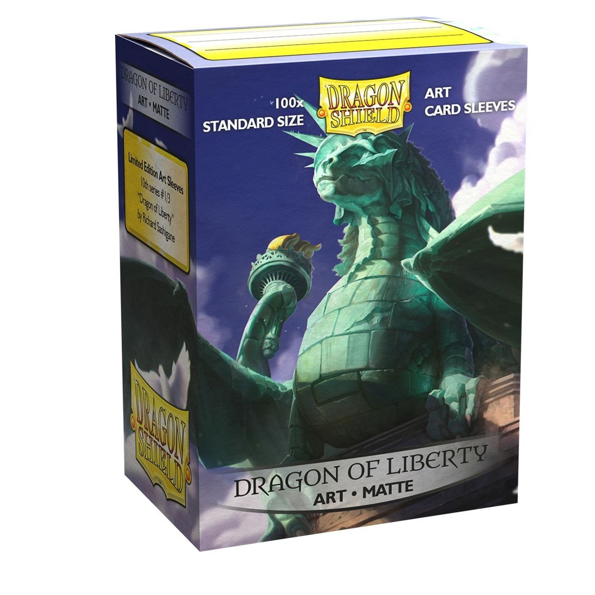 Image for Dragon Shield Limited Edition Matte Art Sleeves - Dragon of Liberty (100-Pack) - Card Sleeves