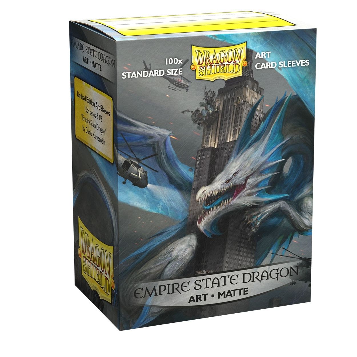 Image for Dragon Shield Limited Edition Matte Art Sleeves - Empire State Dragon (100-Pack) - Card Sleeves