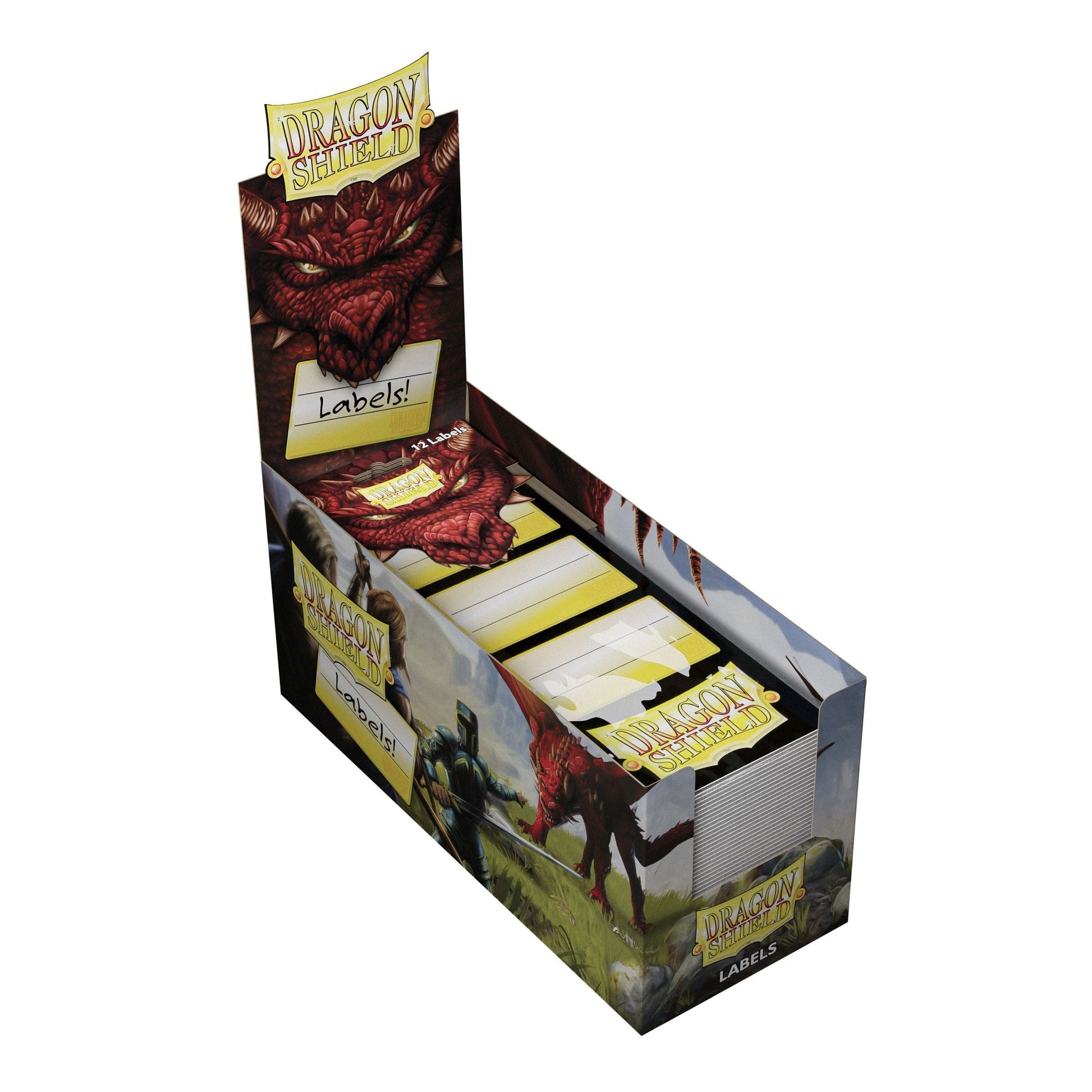 Image for Dragon Shield Label Pack #1 Display - Collectible Storage