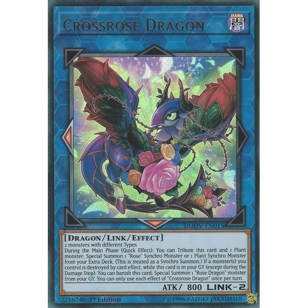 Image for Crossrose Dragon (DUOV-EN015) (DUOV) - YuGiOh