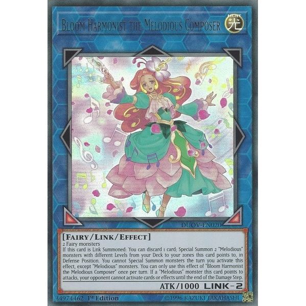 Image for Bloom Harmonist the Melodious Composer (DUOV-EN020) (DUOV) - YuGiOh