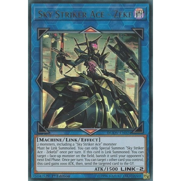 Image for Sky Striker Ace - Zeke (DUOV-EN024) (DUOV) - YuGiOh