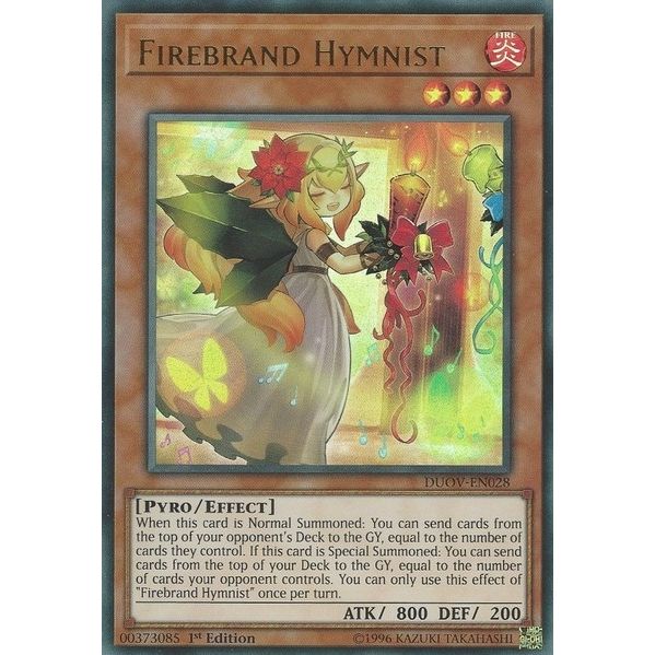 Image for Firebrand Hymnist (DUOV-EN028) (DUOV) - YuGiOh
