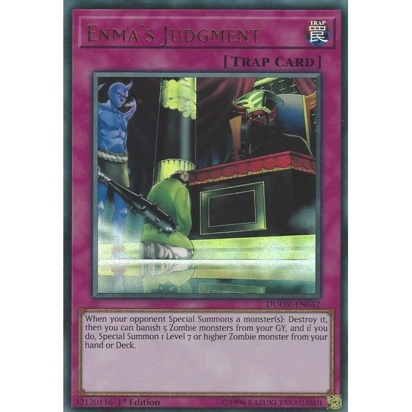 Image for Enma's Judgment (DUOV-EN042) (DUOV) - YuGiOh