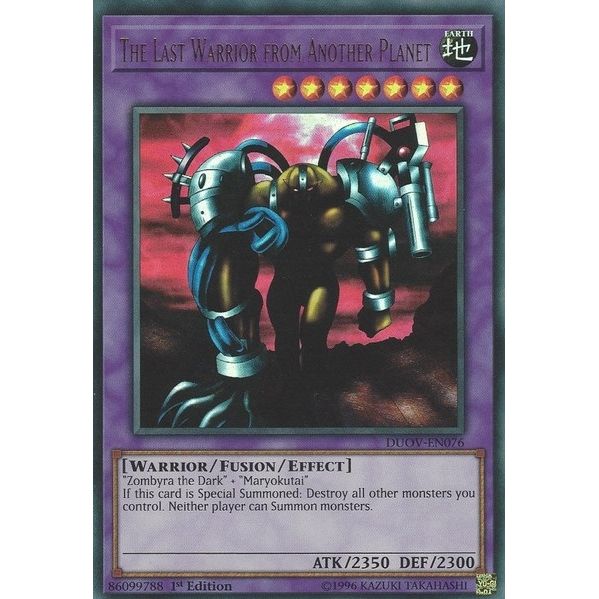 Image for The Last Warrior from Another Planet (DUOV-EN076) (DUOV) - YuGiOh