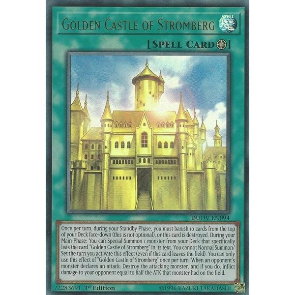 Image for Golden Castle of Stromberg (DUOV-EN094) (DUOV) - YuGiOh