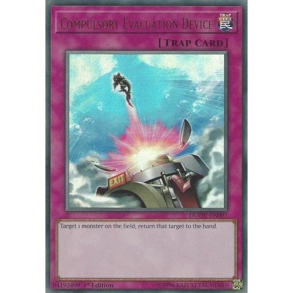 Image for Compulsory Evacuation Device (DUOV-EN097) (DUOV) - YuGiOh