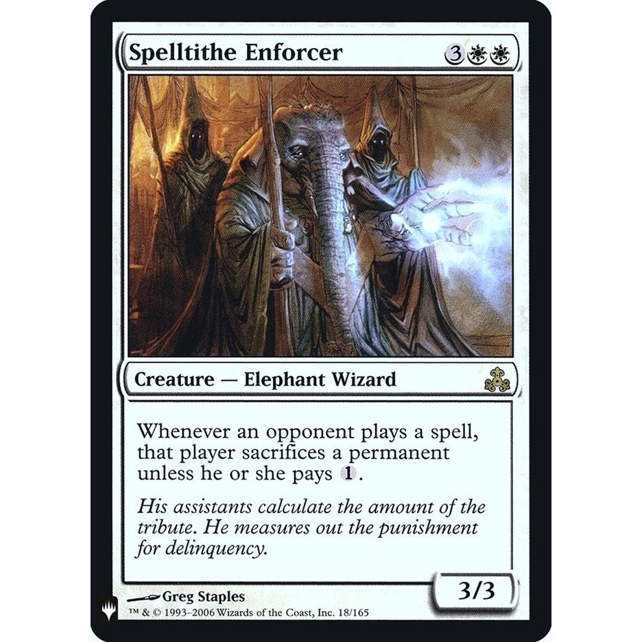 Image for Spelltithe Enforcer (18) (LIST) - Magic: The Gathering