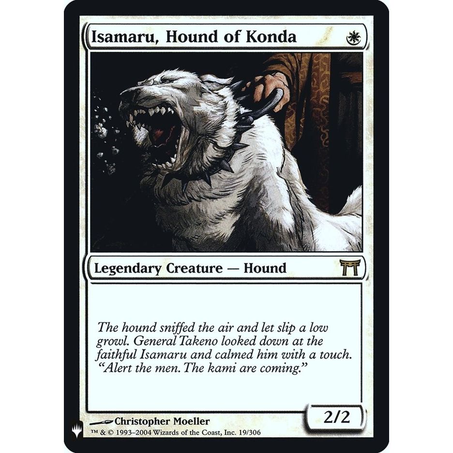 Image for Isamaru, Hound of Konda (19) (LIST) - Magic: The Gathering