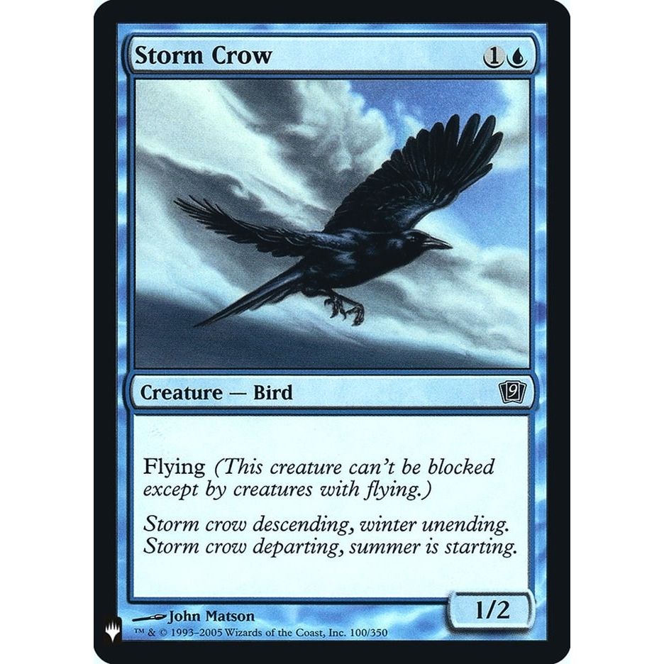 Image for Storm Crow (9ED) (100) (LIST) - Magic: The Gathering