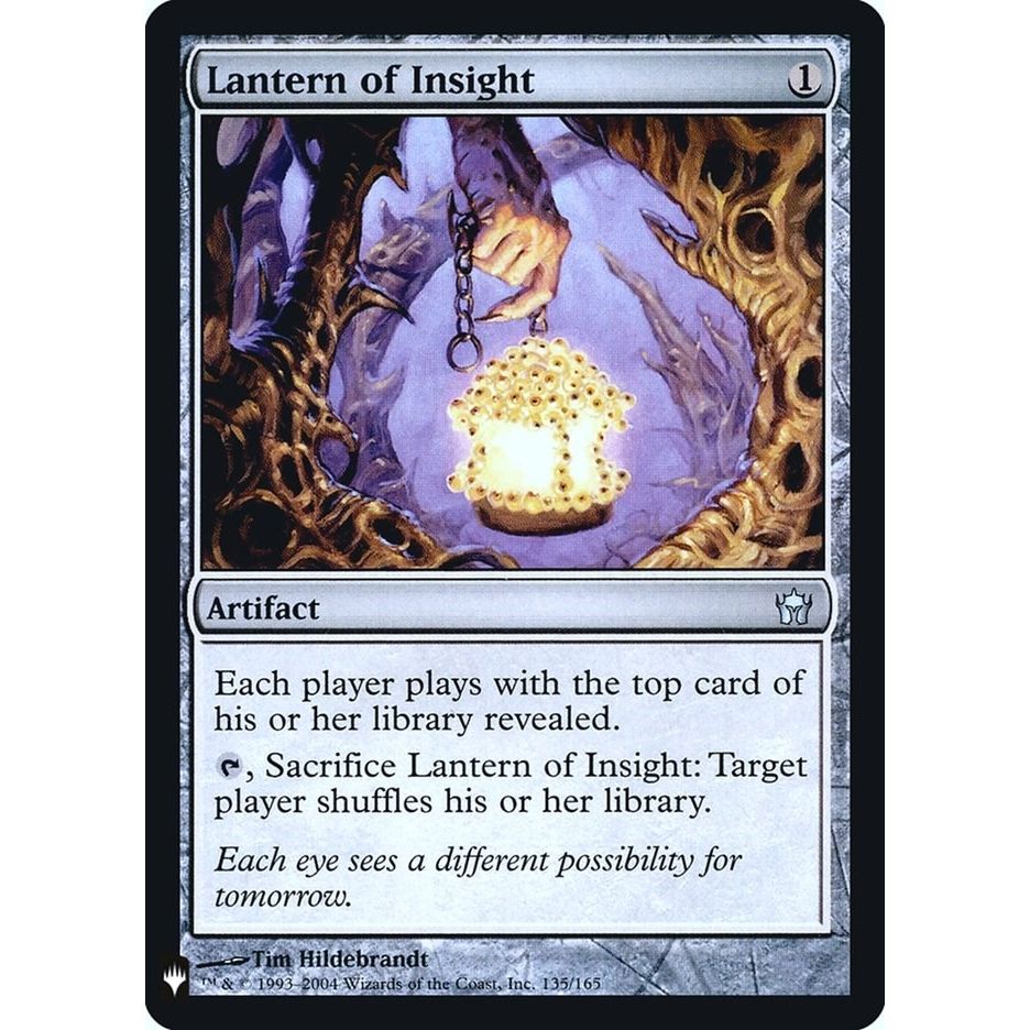 Image for Lantern of Insight (135) (LIST) - Magic: The Gathering