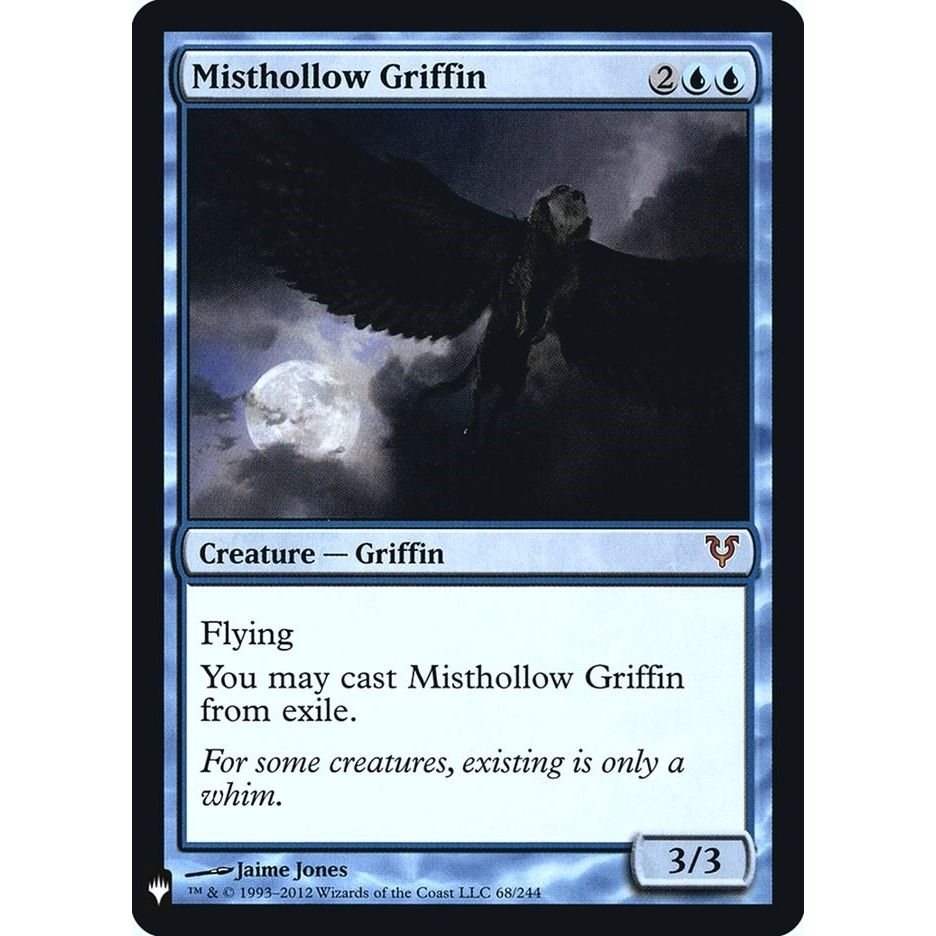 Image for Misthollow Griffin (68) (LIST) - Magic: The Gathering