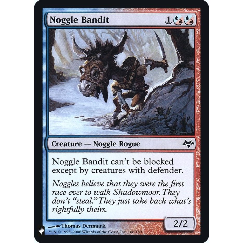Image for Noggle Bandit (106) (LIST) - Magic: The Gathering