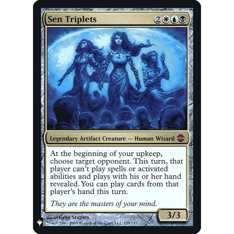 Image for Sen Triplets (109) (LIST) - Magic: The Gathering