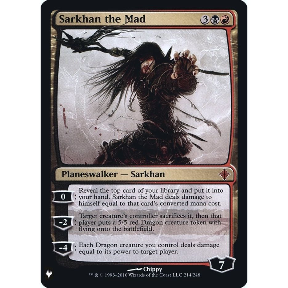 Image for Sarkhan the Mad (214) (LIST) - Magic: The Gathering