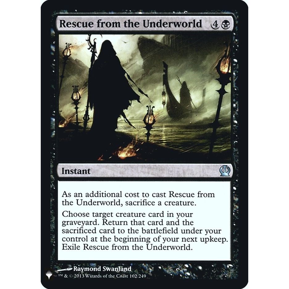 Image for Rescue from the Underworld (102) (LIST) - Magic: The Gathering