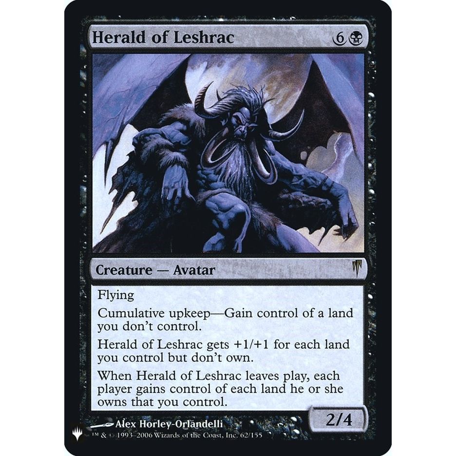 Image for Herald of Leshrac (62) (LIST) - Magic: The Gathering