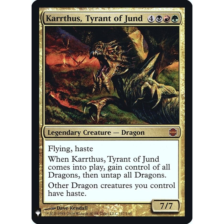 Image for Karrthus, Tyrant of Jund (117) (LIST) - Magic: The Gathering