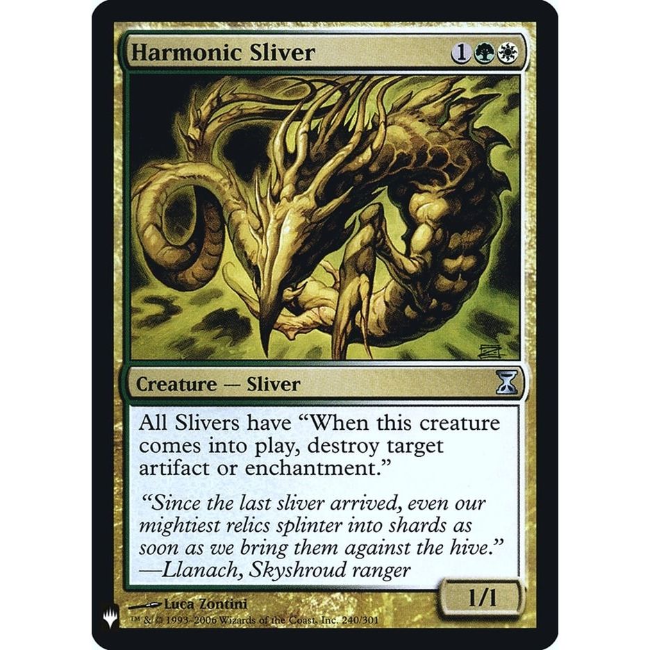 Image for Harmonic Sliver (240) (LIST) - Magic: The Gathering