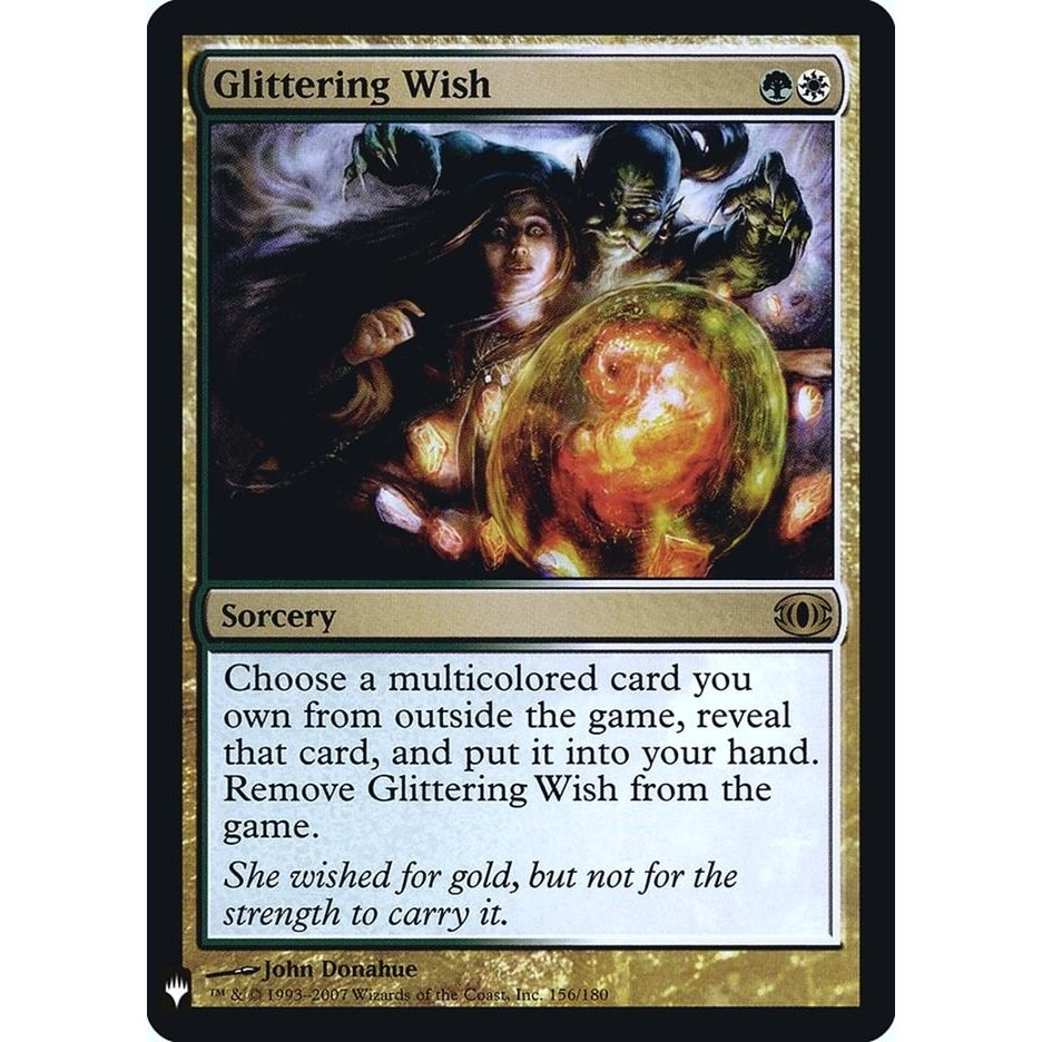 Image for Glittering Wish (156) (LIST) - Magic: The Gathering