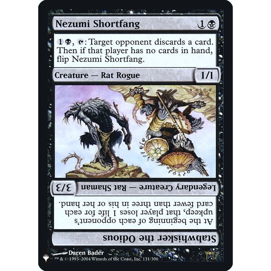 Image for Nezumi Shortfang // Stabwhisker the Odious (131) (LIST) - Magic: The Gathering