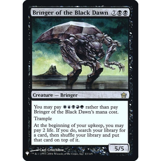 Image for Bringer of the Black Dawn (43) (LIST) - Magic: The Gathering