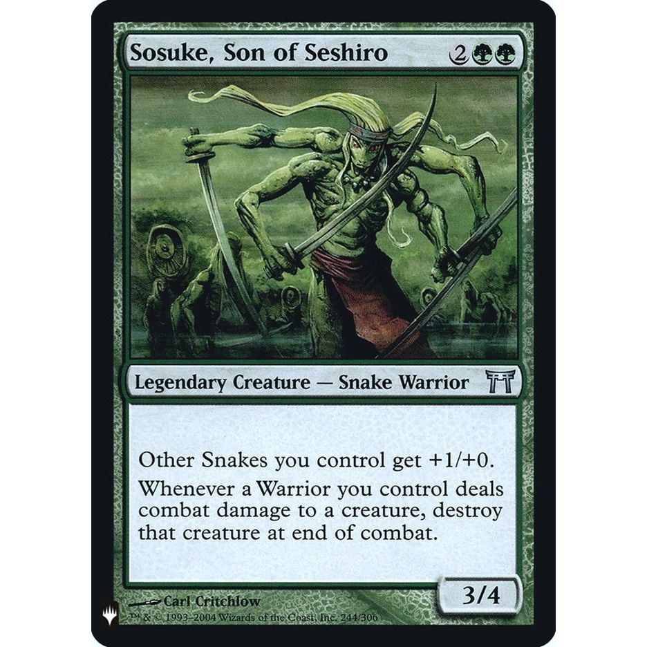 Image for Sosuke, Son of Seshiro (244) (LIST) - Magic: The Gathering