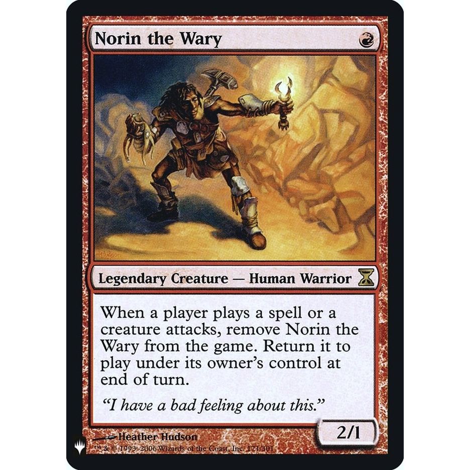 Image for Norin the Wary (171) (LIST) - Magic: The Gathering