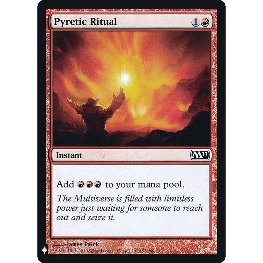 Image for Pyretic Ritual (153) (LIST) - Magic: The Gathering