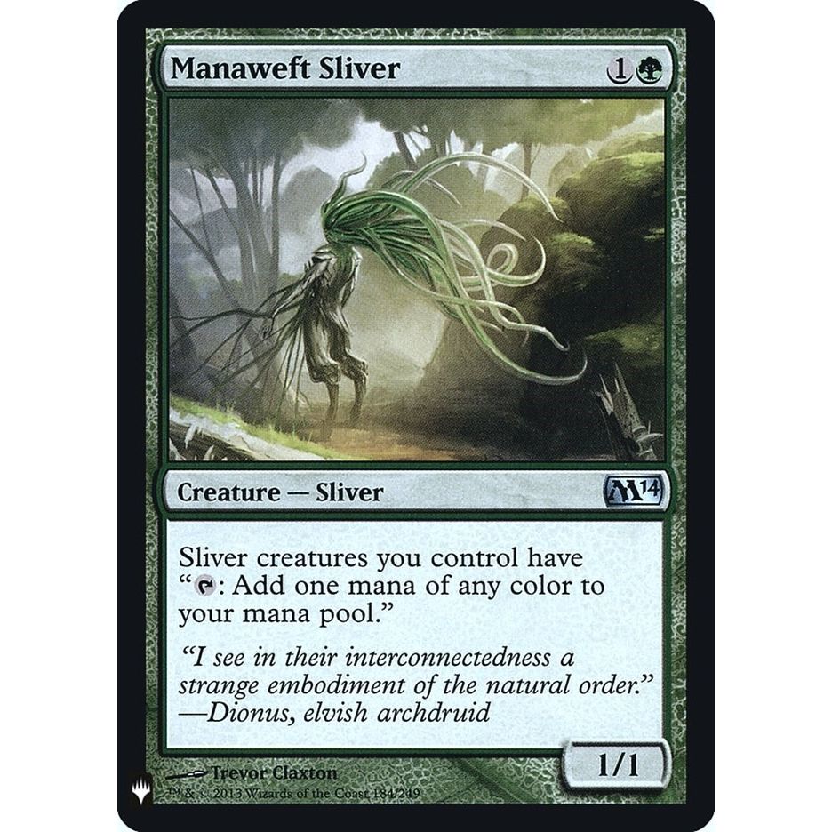 Image for Manaweft Sliver (M14) (184) (LIST) - Magic: The Gathering