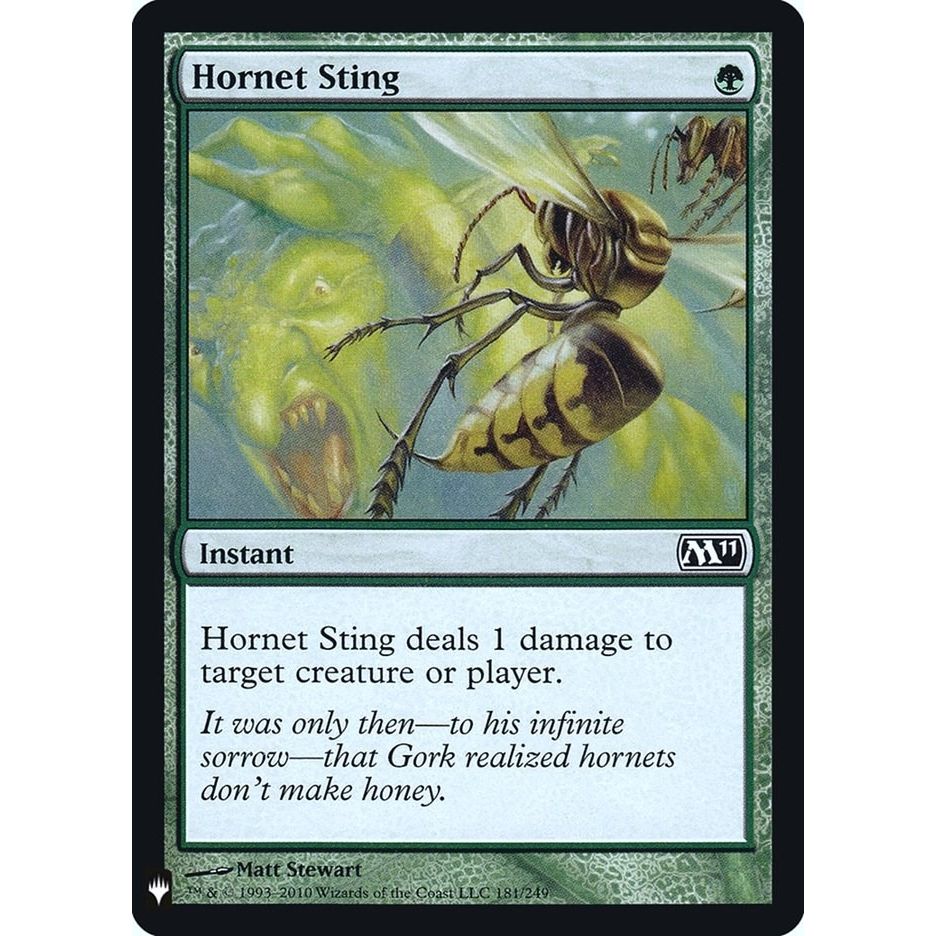 Image for Hornet Sting (181) (LIST) - Magic: The Gathering