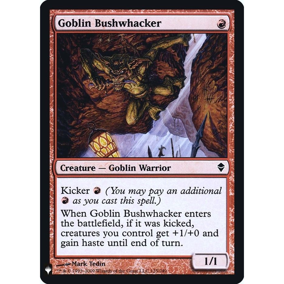 Image for Goblin Bushwhacker (125) (LIST) - Magic: The Gathering