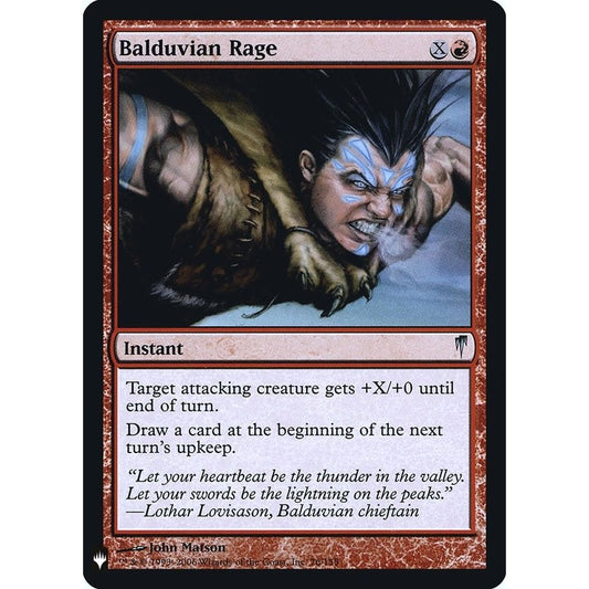 Image for Balduvian Rage (76) (LIST) - Magic: The Gathering