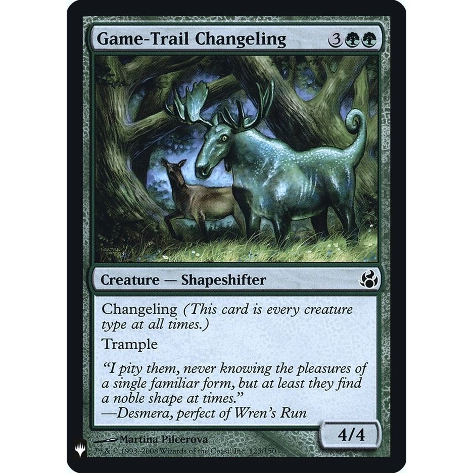 Image for Game-Trail Changeling (123) (LIST) - Magic: The Gathering