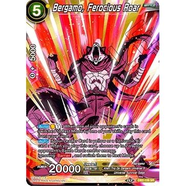 Image for Bergamo, Ferocious Roar (DB2-108) (DB2) - Dragon Ball Super: Masters