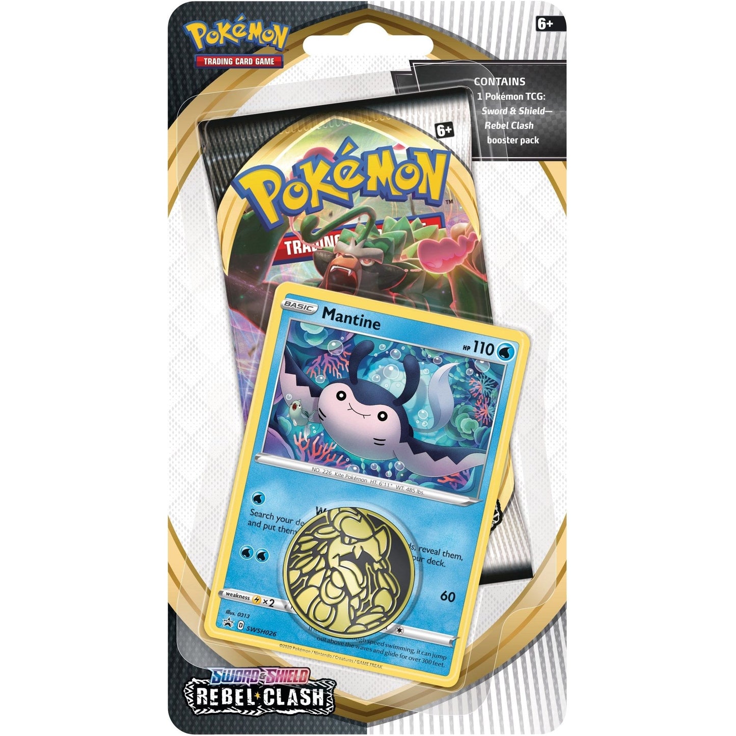 Image for Rebel Clash Single Pack Blister [Mantine] - Pokemon