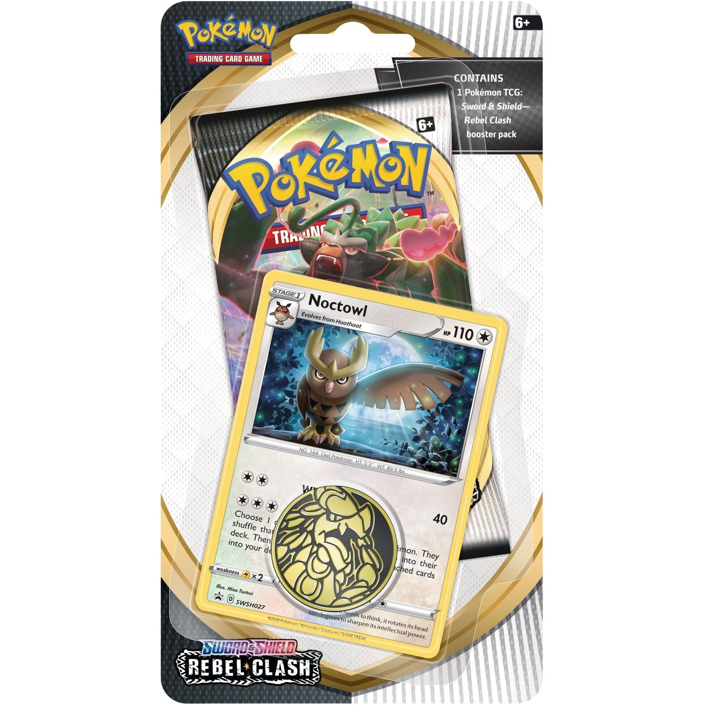 Image for Rebel Clash Single Pack Blister [Noctowl] - Pokemon