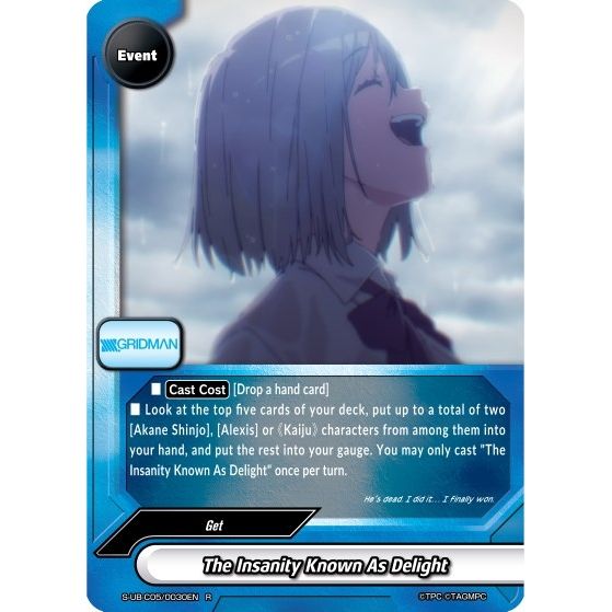 Image for The Insanity Known As Delight (S-UB-C05/0030EN) (S-UB-C05) - Future Card BuddyFight