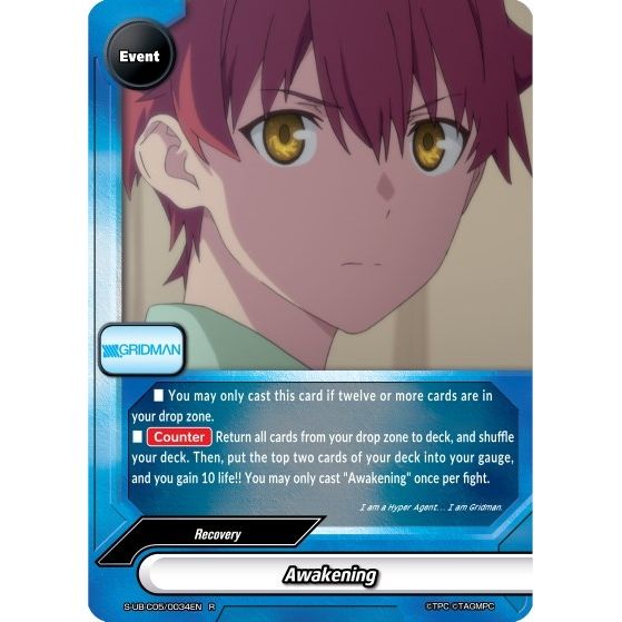Image for Awakening (S-UB-C05/0034EN) (S-UB-C05) - Future Card BuddyFight