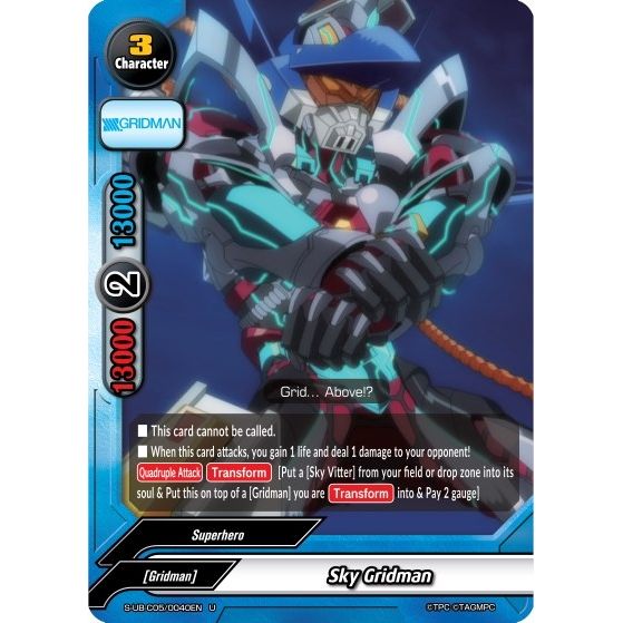 Image for Sky Gridman (S-UB-C05/0040EN) (S-UB-C05) - Future Card BuddyFight