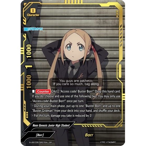 Image for Borr (SR) (S-UB-C05/SR07EN) (S-UB-C05) - Future Card BuddyFight