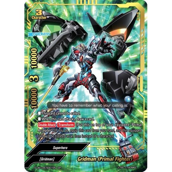 Image for Gridman (Primal Fighter) (SP) (S-UB-C05/S001EN) (S-UB-C05) - Future Card BuddyFight