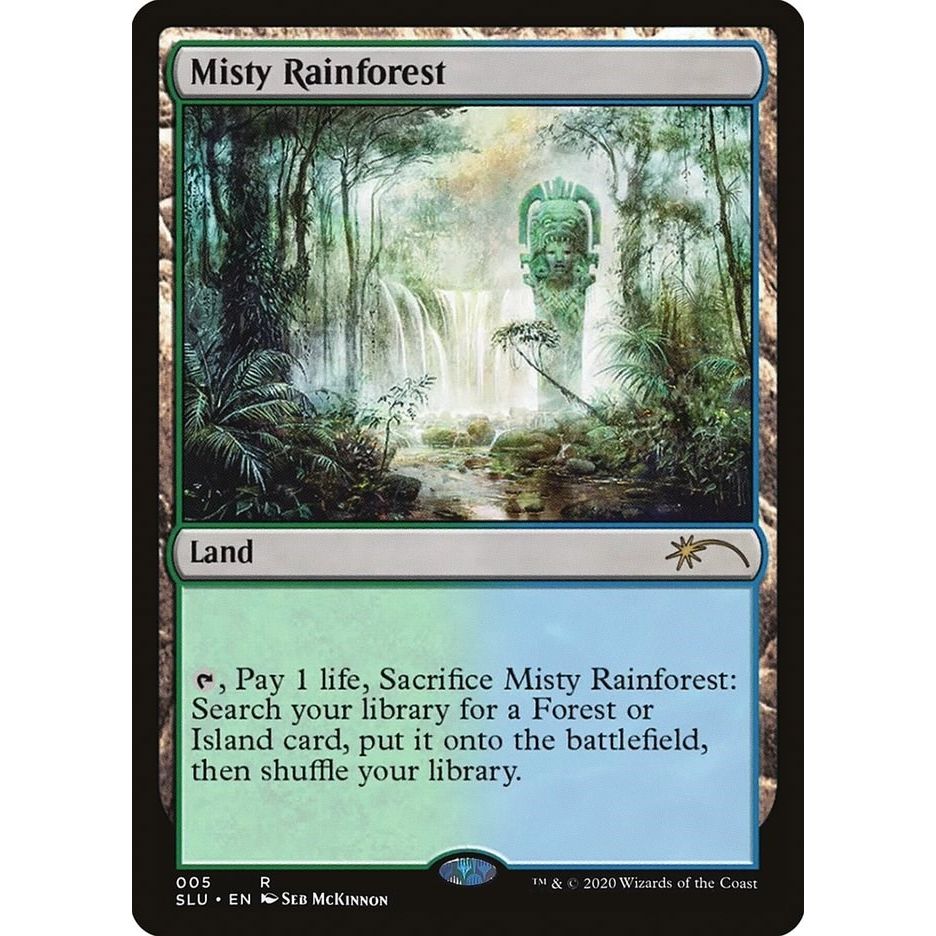 Image for Misty Rainforest (5) (SLU) - Magic: The Gathering