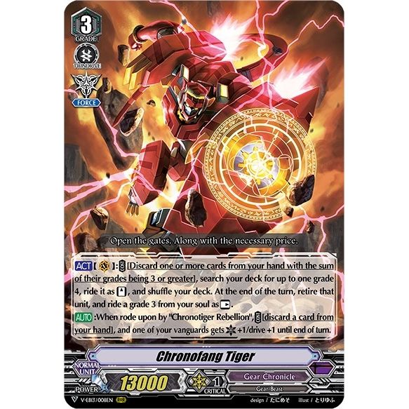 Image for Chronofang Tiger (V-EB13/008EN) (V-EB13) - Cardfight Vanguard